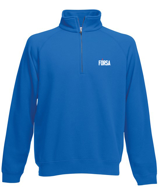 Forsa Classic 80/20 zip neck sweatshirt