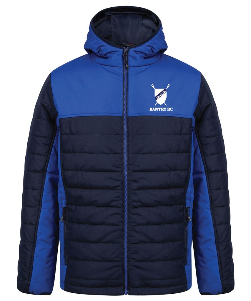 Bantry RC Hooded Contrast Padded Jacket Navy/Royal
